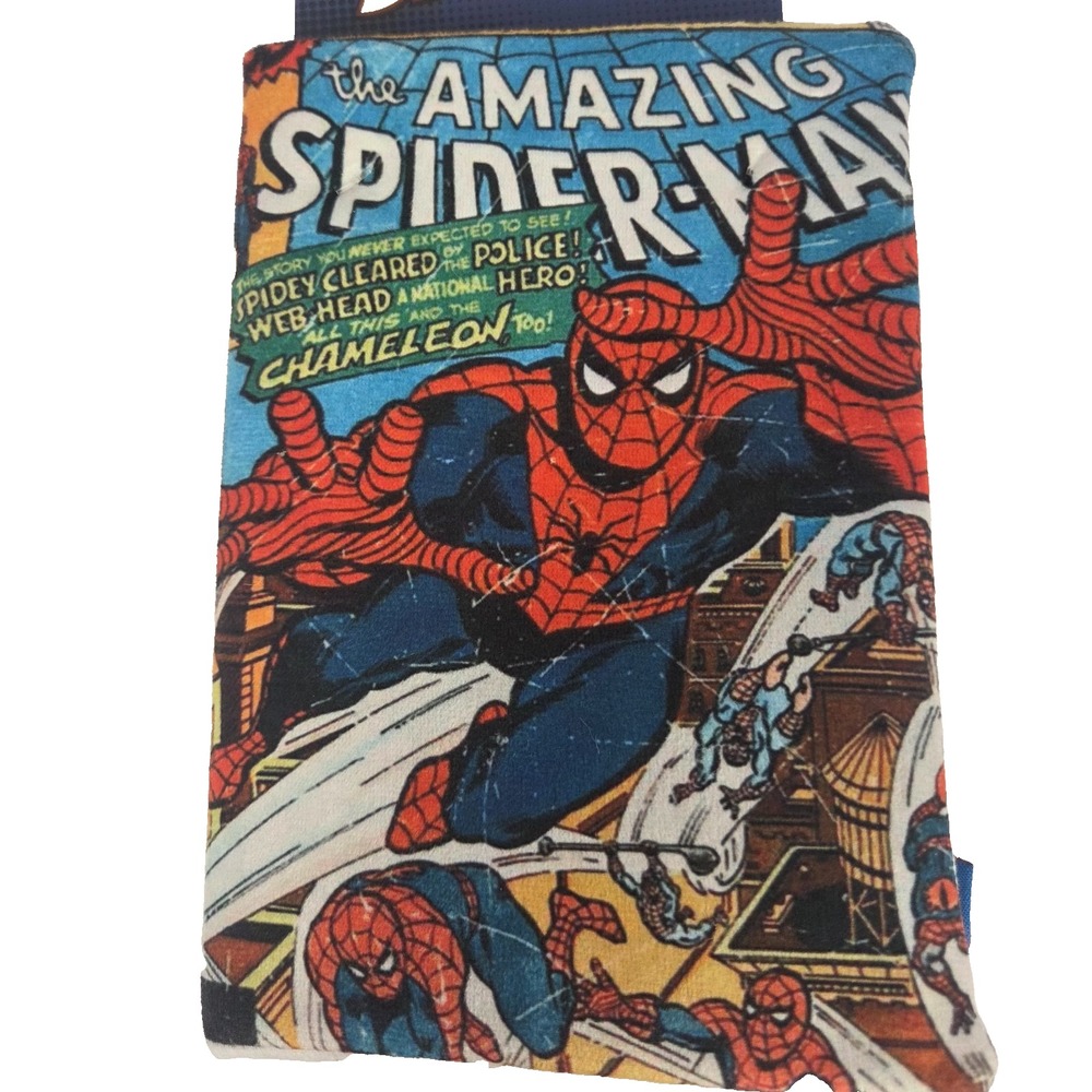 Marvel Spider-Man Dog Toy Small 8in Blue Red New Comic Book Interactive Fabric